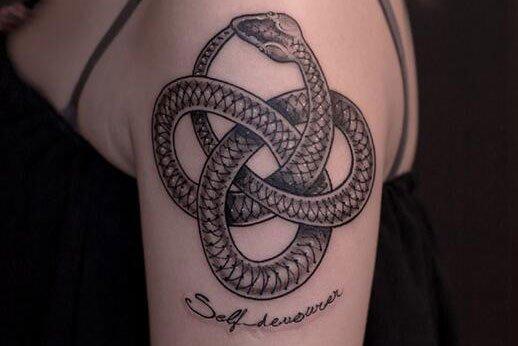 蛇的纹身含义纹身图案蛇4