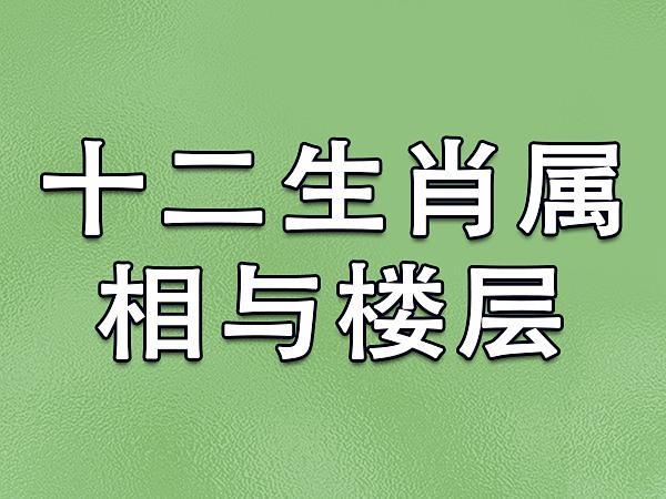 可以根据自己的属相来找适合的楼层,你觉得夫妻买房按谁的属相好?