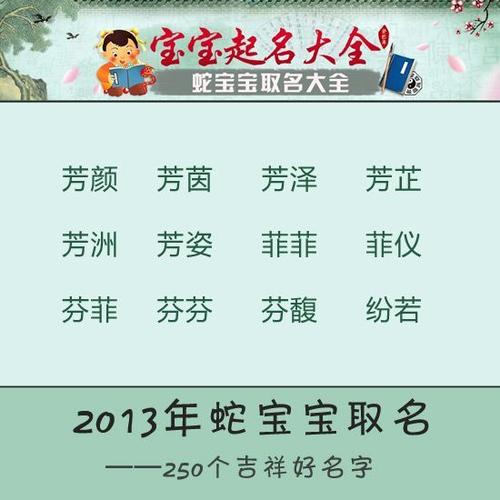 准妈妈必知:蛇宝宝起名大全